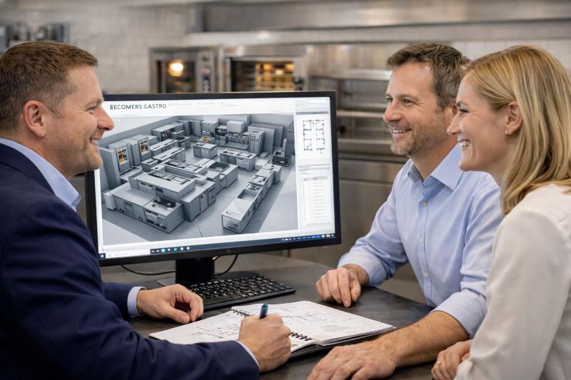 Designing, planning of catering operations.
