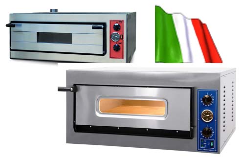 Electric single-chamber pizza ovens