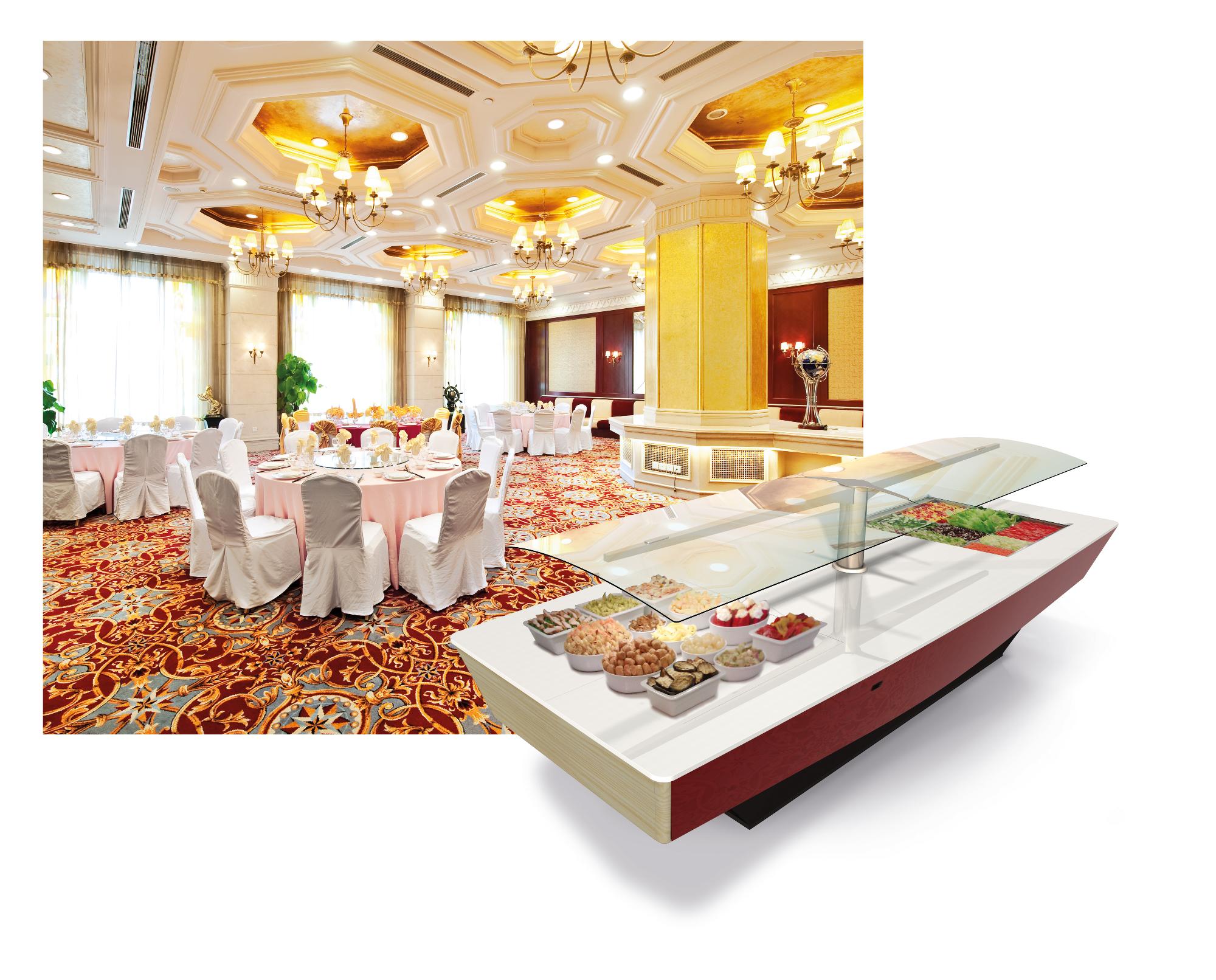 Refrigerated buffet counters