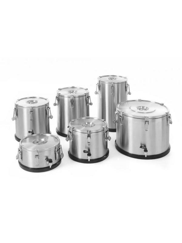 Stainless steel thermos with tap