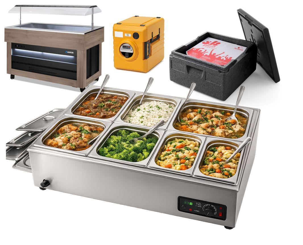 Serving, storage, transport of meals