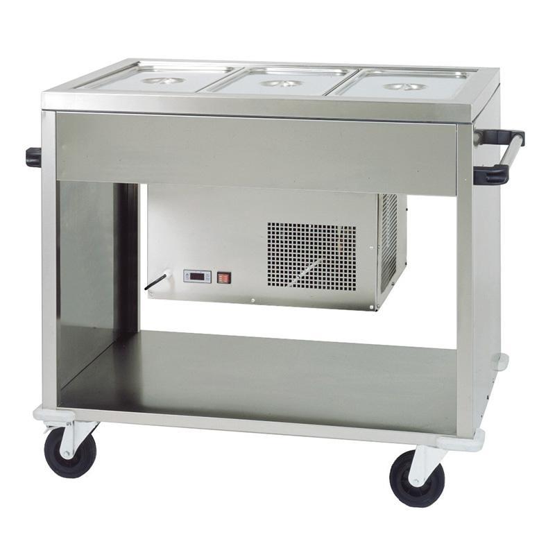 Efficient refrigerated cart
