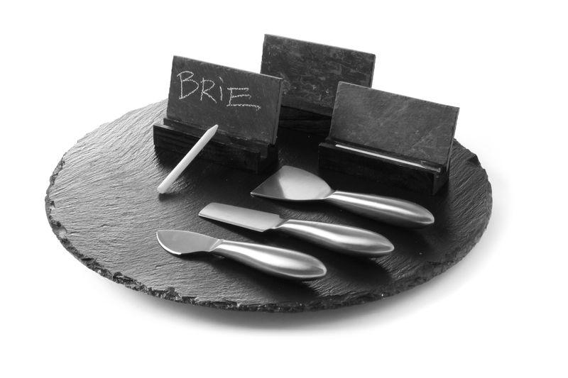 Bridlicový podnos set Lazy Susan 424605