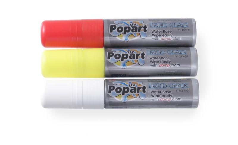 Popisovače na tabuľu rovný hrot