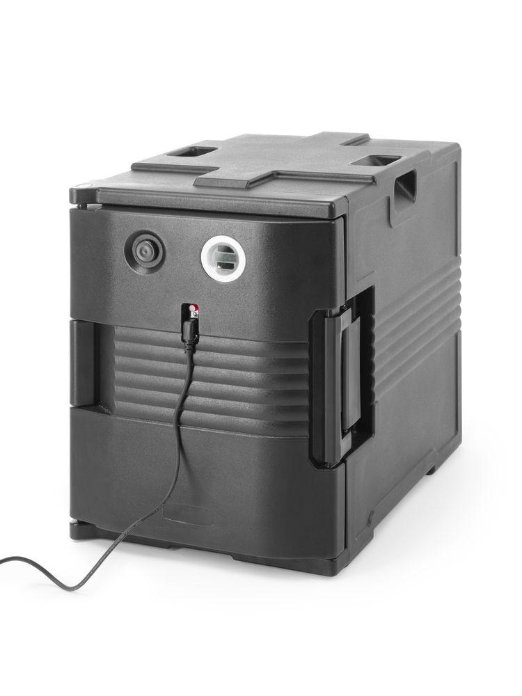 Termoizolačný kontajner s funkciou vyhrievania – catering, AmerBox, GN 1/1, 477x680x(H)620mm AmerBox 707692