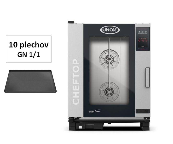 Elektrický parný konvektomat UNOX ChefTop MindMaps One XEVC-1011-E1RM