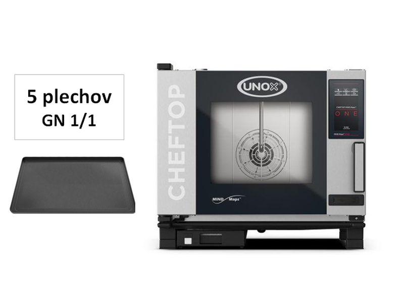 Elektrický parný konvektomat UNOX ChefTop MindMaps One XEVC-0511-E1RM