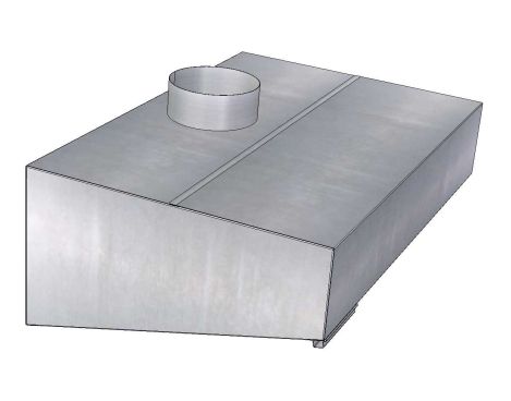 Wall-mounted extractor hood DN-2