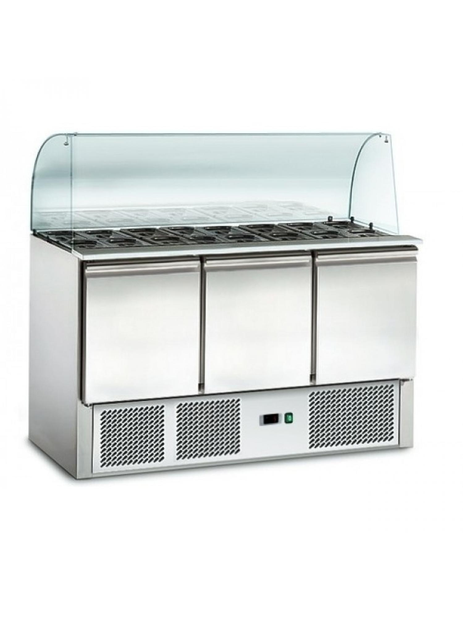 Saladeta s hygienyckým  sklom Ak943G