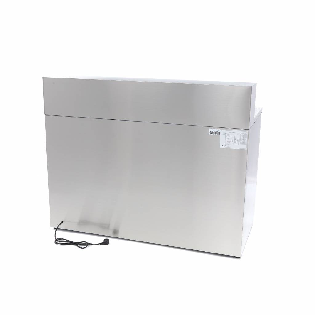 Chladnička na pizzu - 3 dvere - 136,5 cm - 400 l - vrátane krytu z nehrdzavejúcej ocele