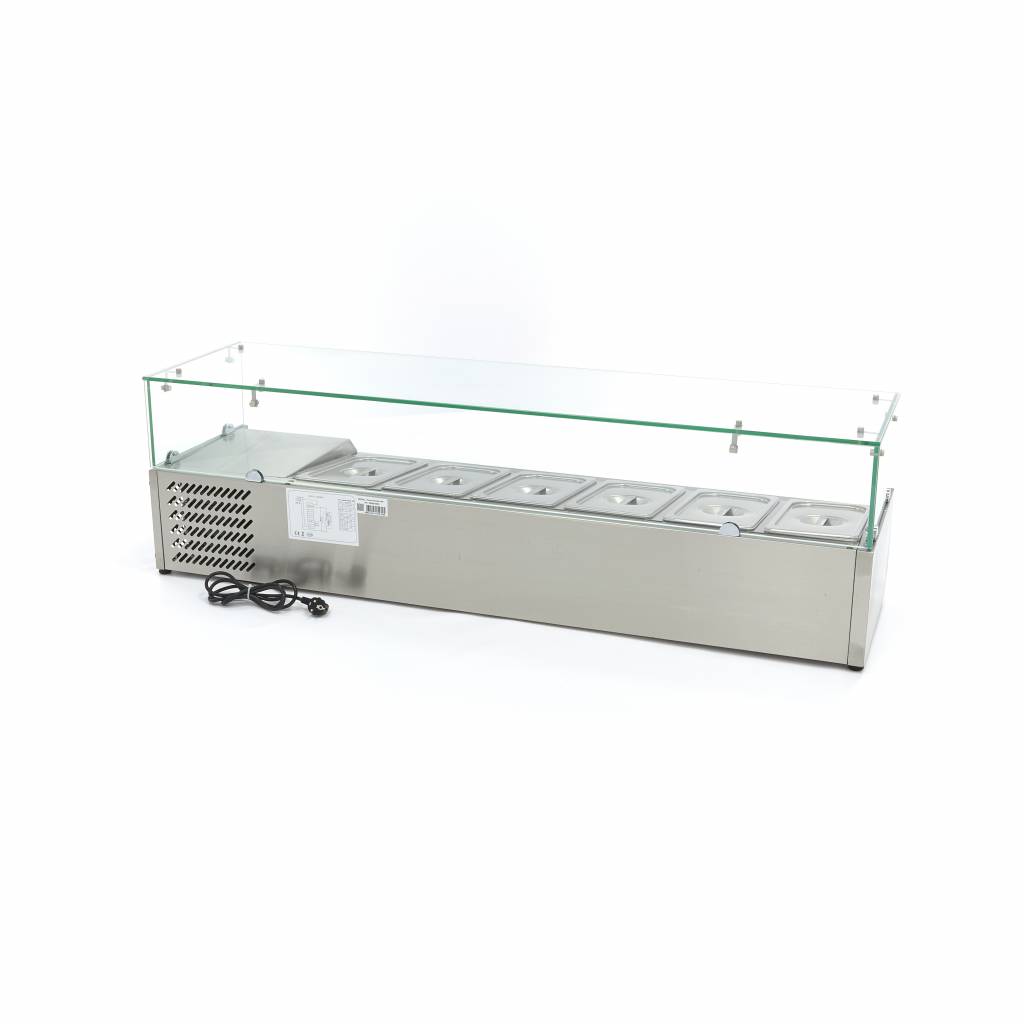 Prípravná chladnička 150 cm - vhodná pre 6 x 1/3 GN