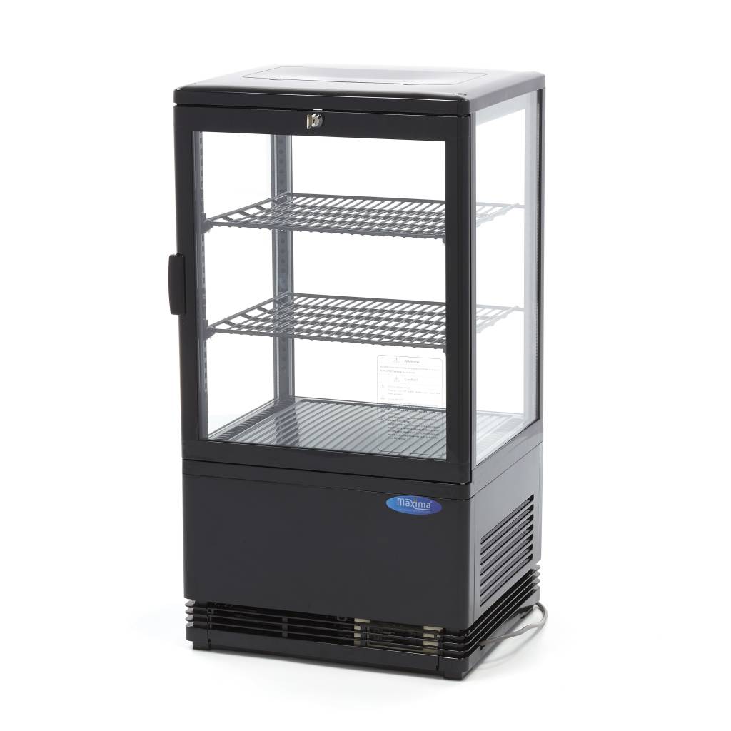 Chladnička s vitrínou 43 cm - 58 l