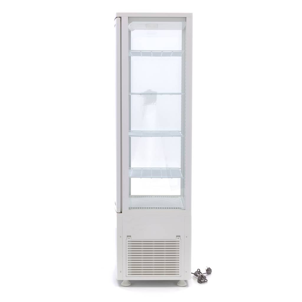 Chladnička s vitrínou 52 cm - 235 l - biela