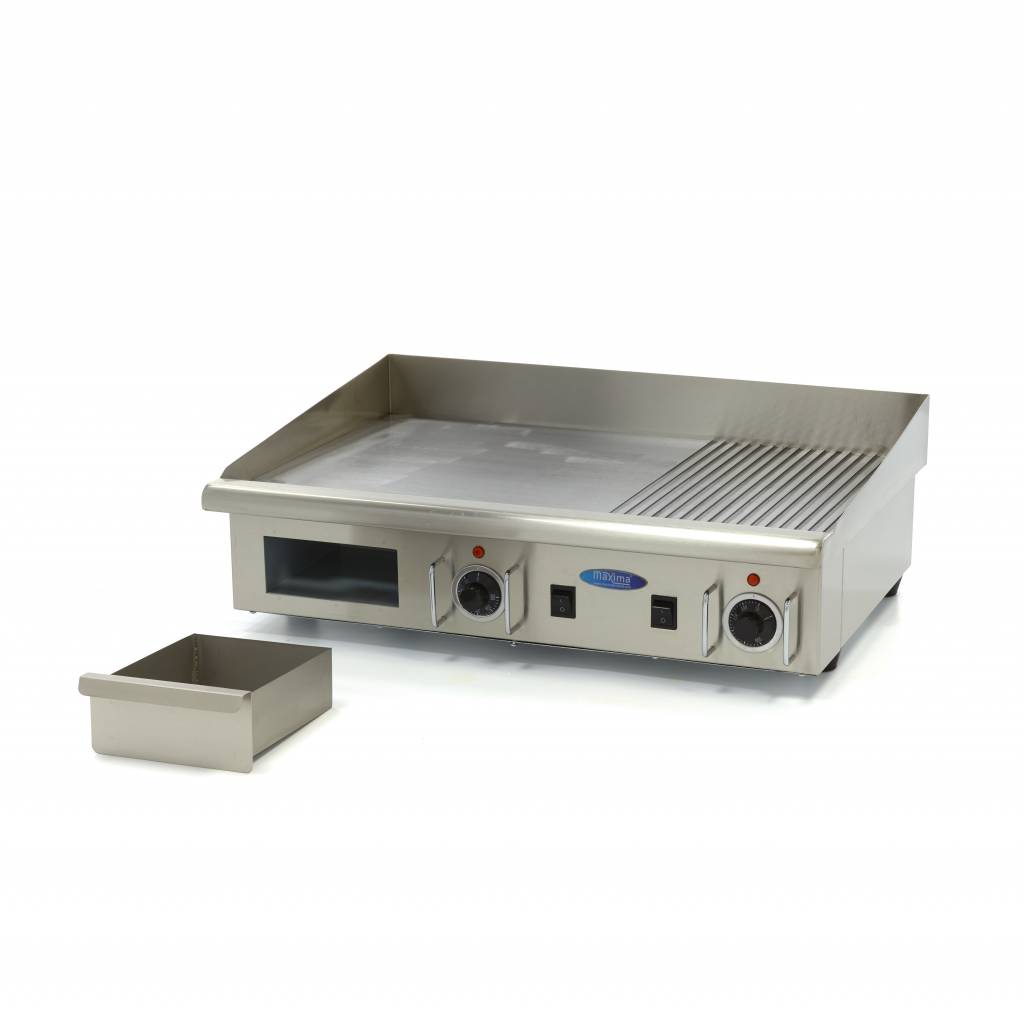 Elektrický gril - hladkýa ryhovaný povrch - 400 V