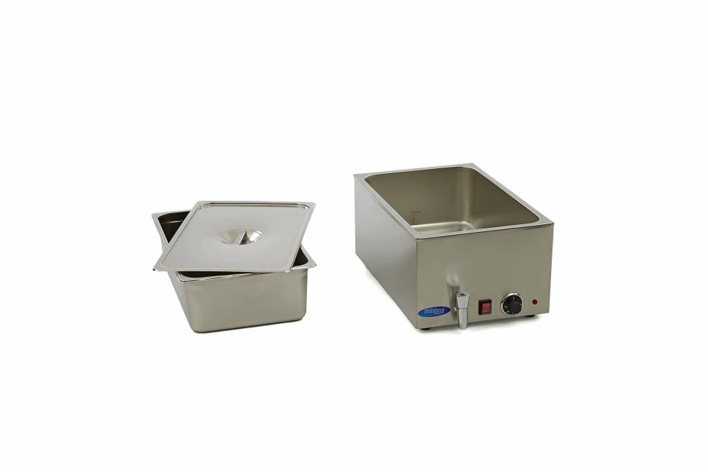Bain Marie s kohútikom - vrátane sady 1 x 1/1 GN