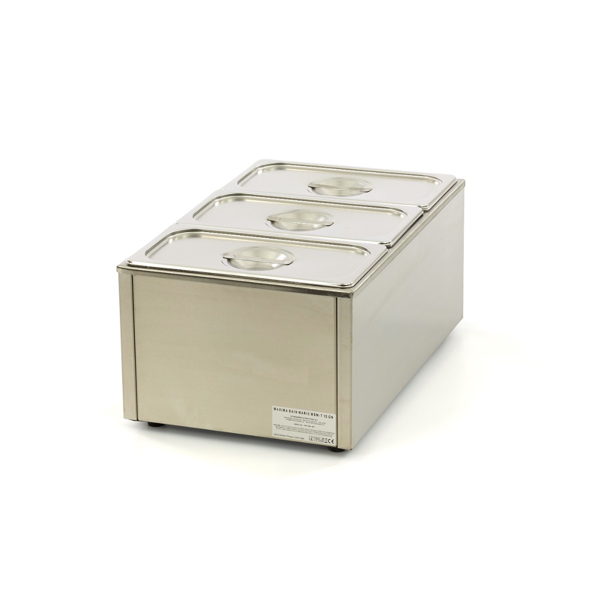 Bain Marie s kohútikom - vrátane súpravy 3 x 1/3 GN