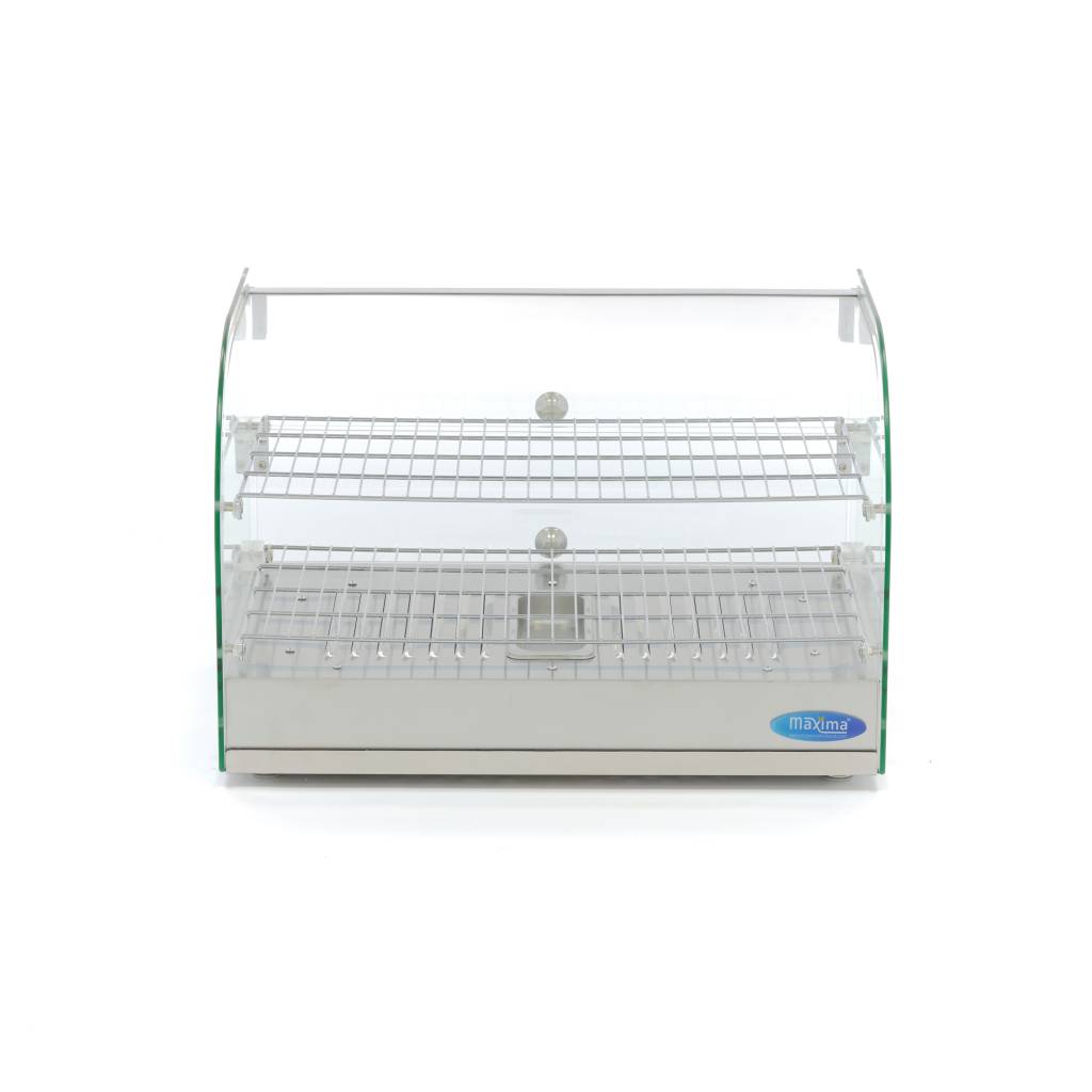 Vyhrievaná vitrína - display na potraviny 55 cm - 2 police - 45 l