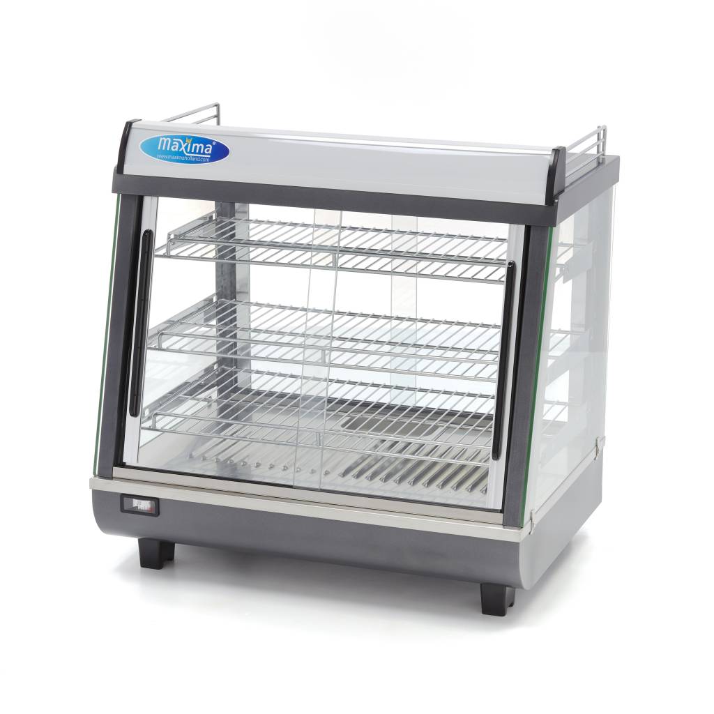 Vyhrievaná vitrína - display na potraviny 67,5 cm - 3 police - 96 l