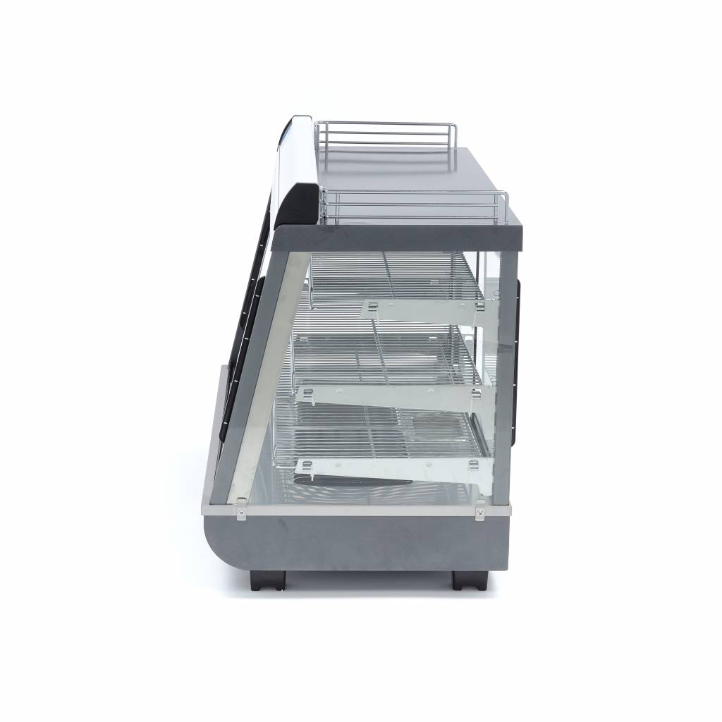 Vyhrievaná vitrína - display na potraviny 91,5 cm - 3 police - 136 l