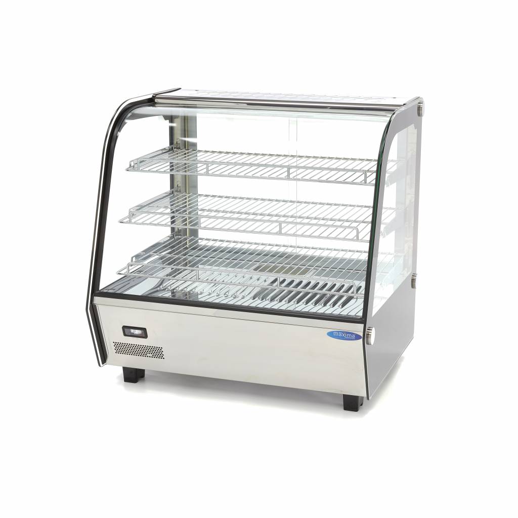 Vyhrievaná vitrína - display na potraviny 67,8 cm - 3 police - 120 l
