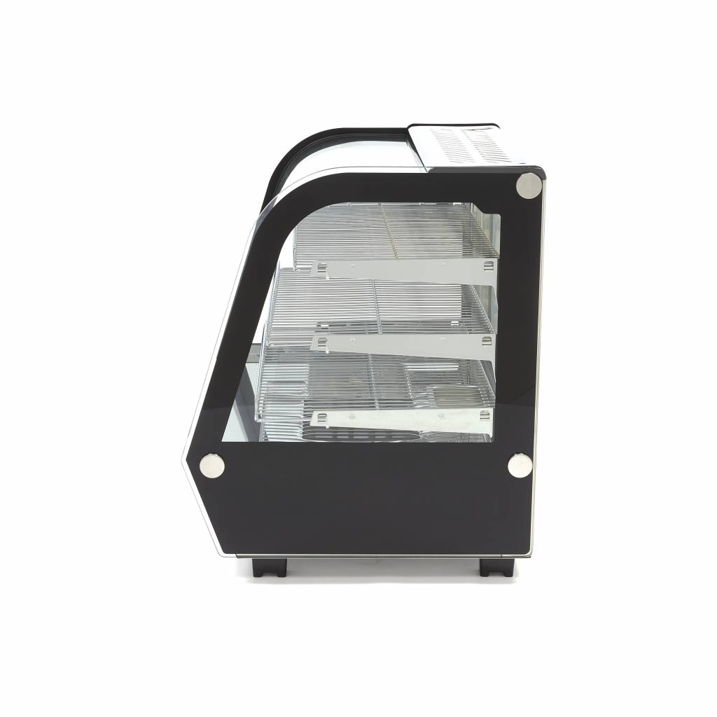 Vyhrievaná vitrína - display na potraviny 67,8 cm - 3 police - 120 l