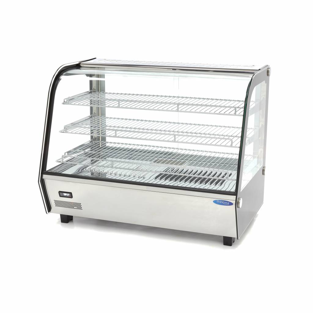 Vyhrievaná vitrína - display na potraviny 85,6 cm - 3 police - 160 l
