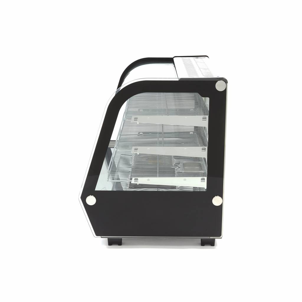 Vyhrievaná vitrína - display na potraviny 85,6 cm - 3 police - 160 l
