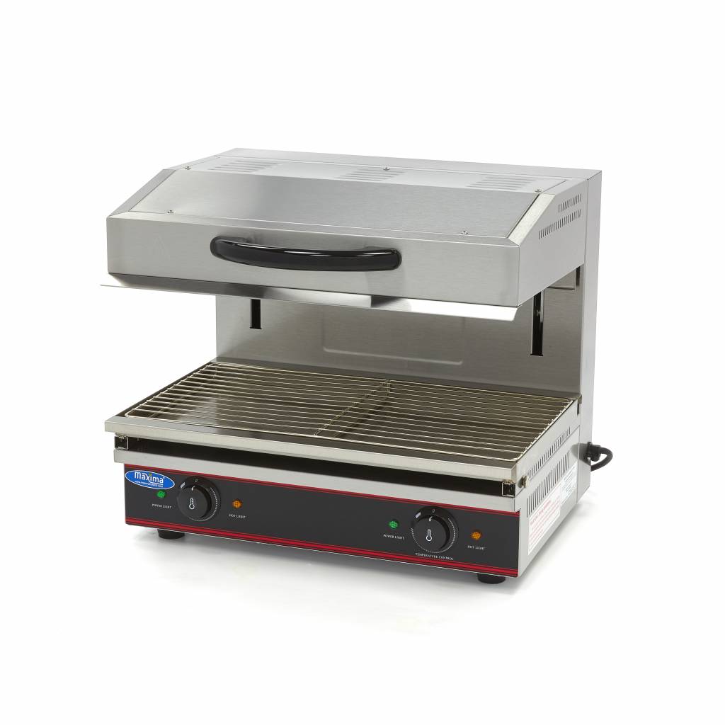 Gril Salamander s posuvným ramenom - 59 x 32 cm - 3600 W