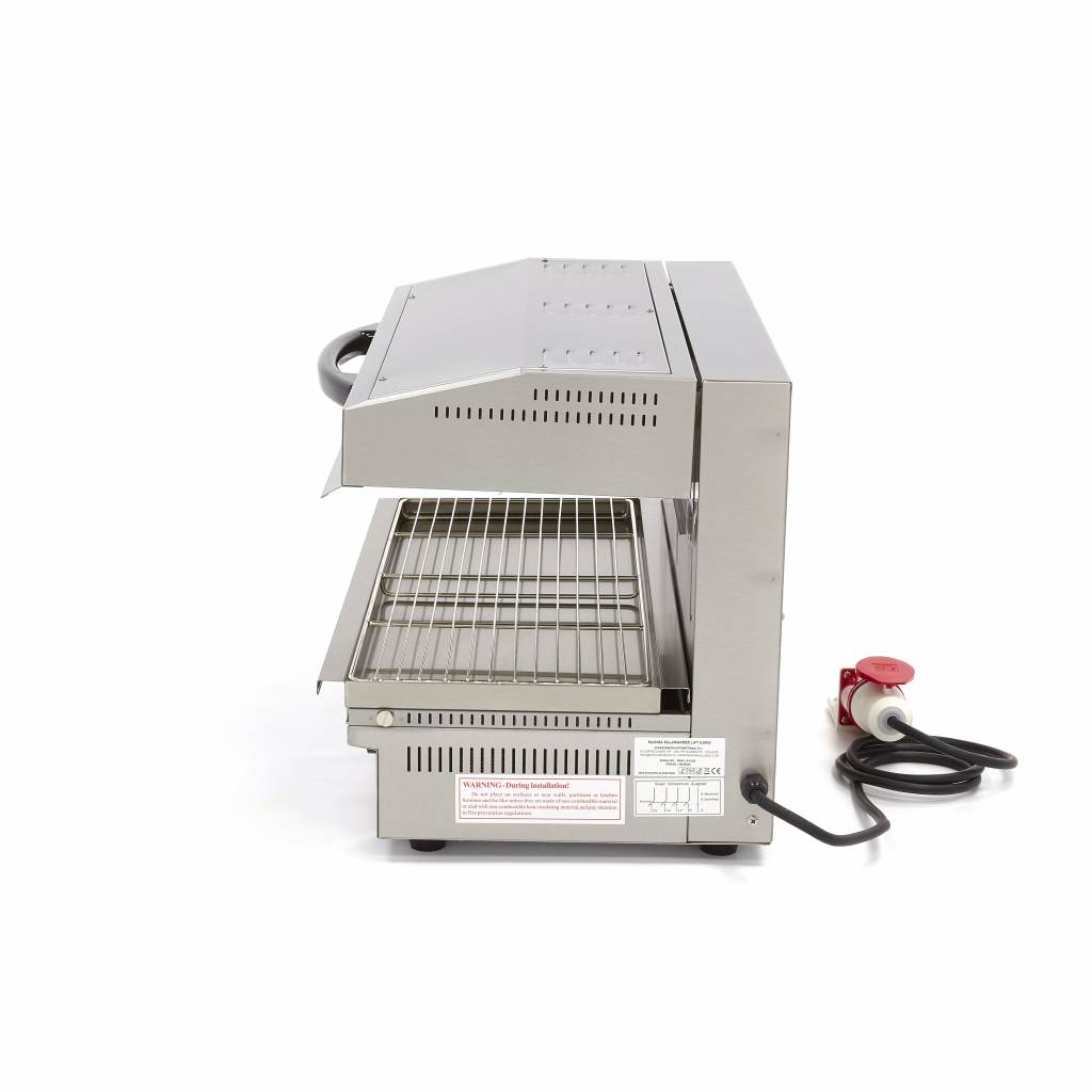 Gril Salamander s posuvným ramenom - 79 x 32 cm - 5600 W