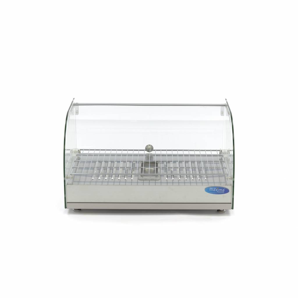 Vyhrievaná vitrína - display na potraviny 55 cm - 1 polica - 25 l
