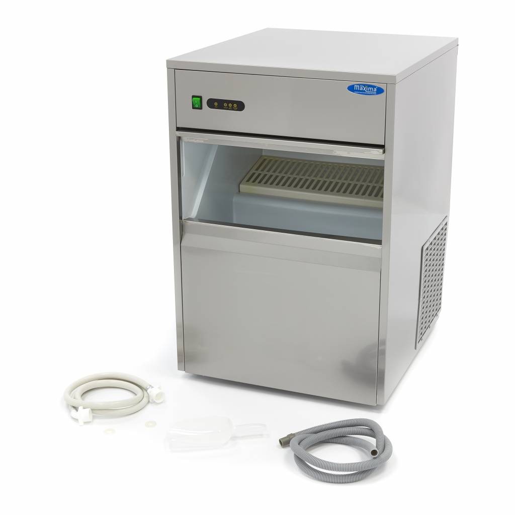 Stroj na výrobu ľadu 28 kg/deň - Guľôčkové kocky - Vzduchom chladené