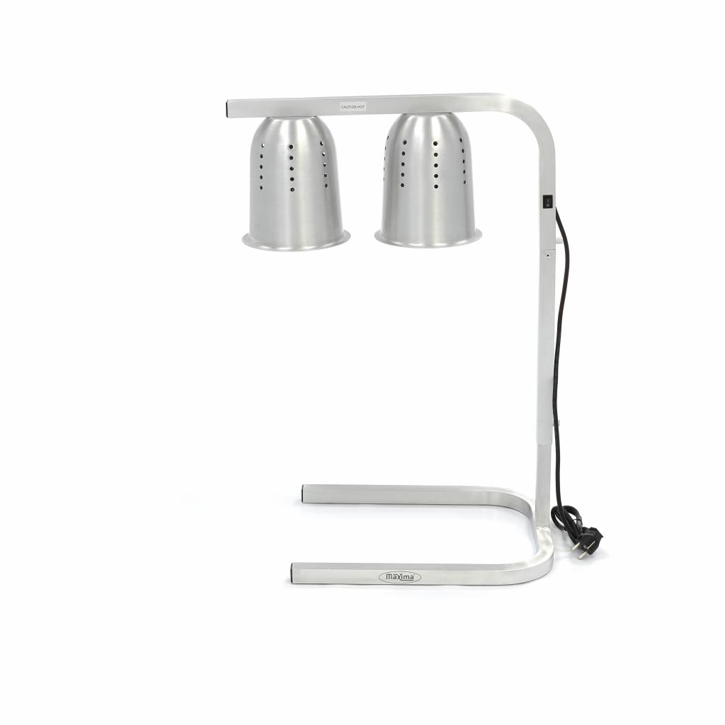 Vykurovacia lampa Double - vrátane 2 lámp - vrátane 1 x 1/1 GN nádoby