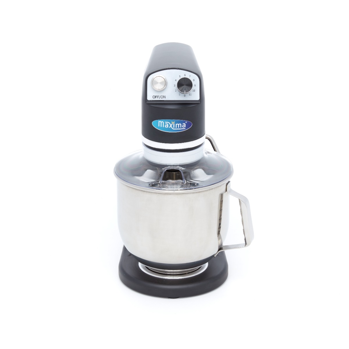 Planetárny mixér - 7 l - do 2 kg cesta - čierna matná