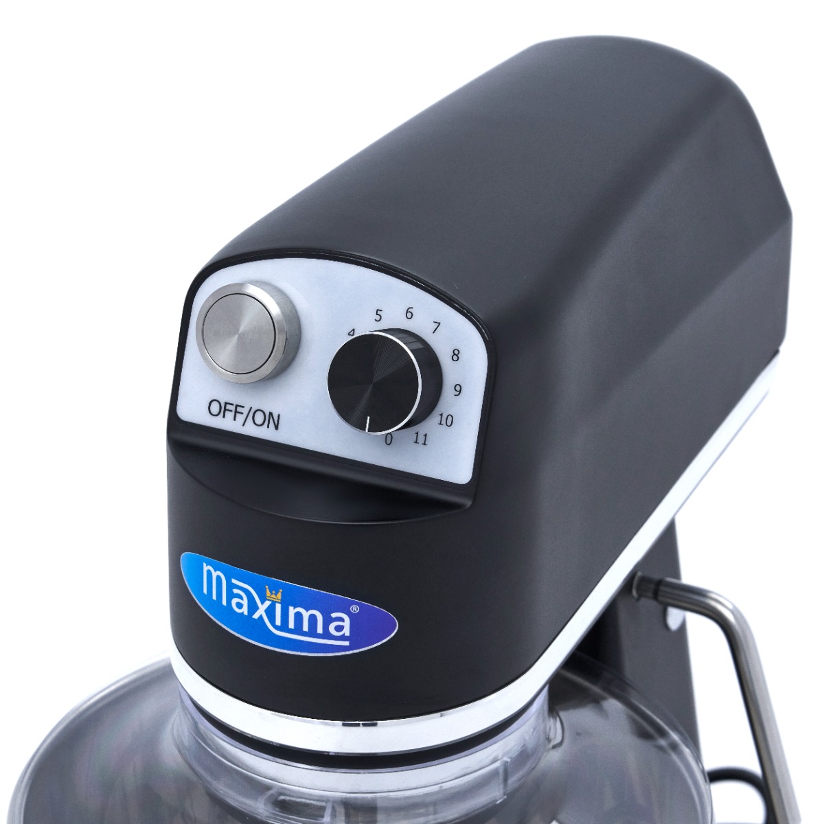 Planetárny mixér - 7 l - do 2 kg cesta - čierna matná
