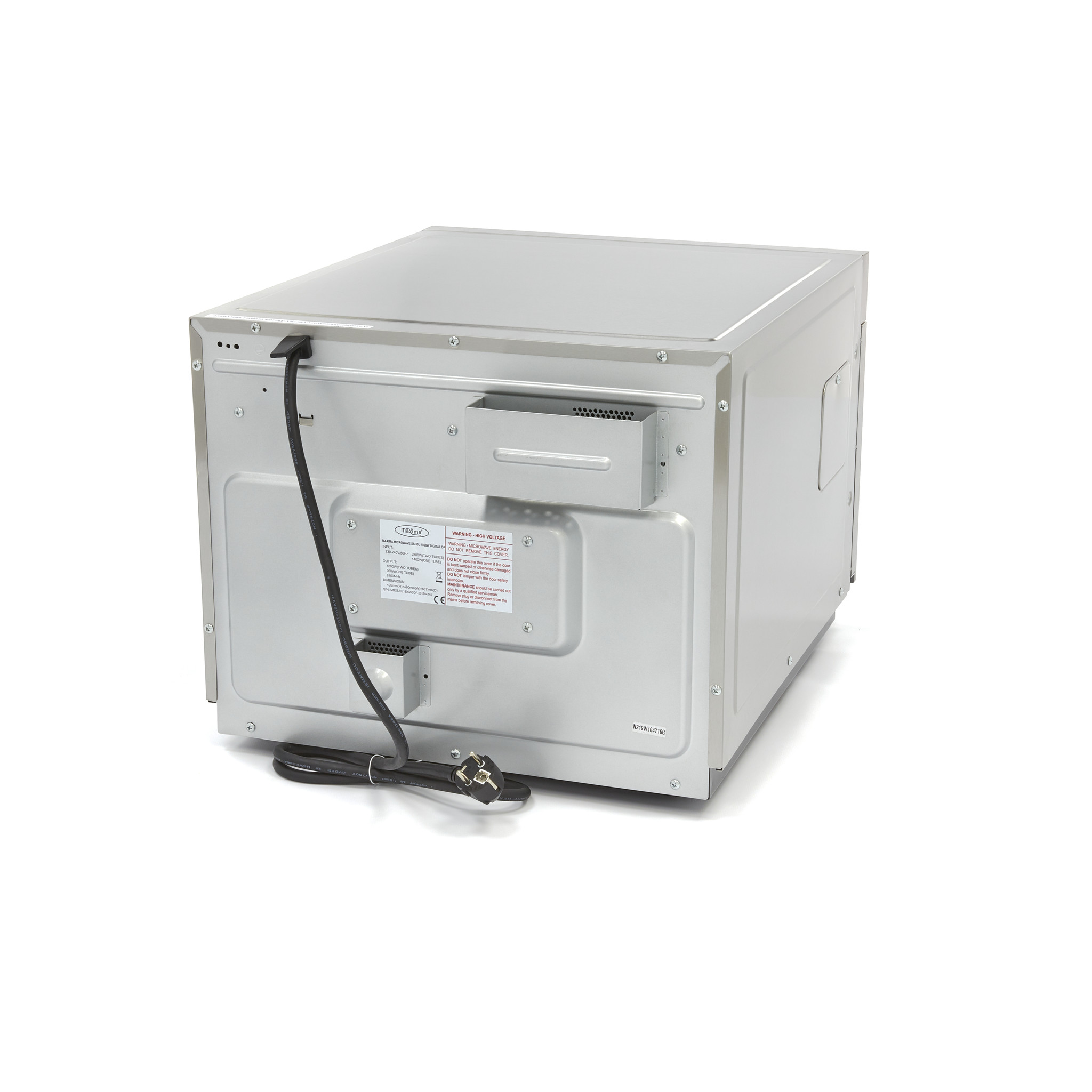 Mikrovlnná rúra 30 l - 1800 W - 20 predprogramov - 2 police