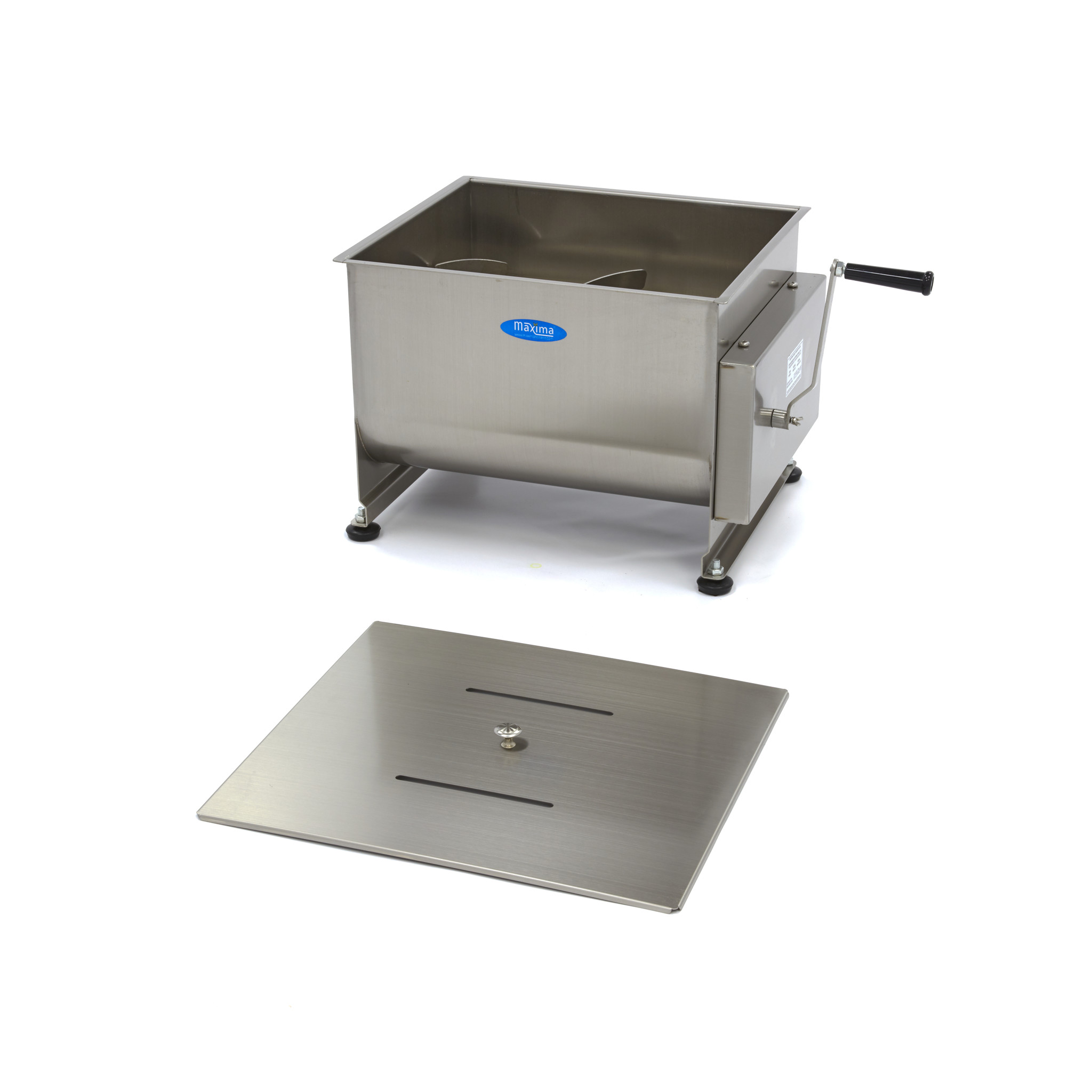 Mixér na mäso 40 l - manuálny - dvojitá náprava - 30 kg mäsa
