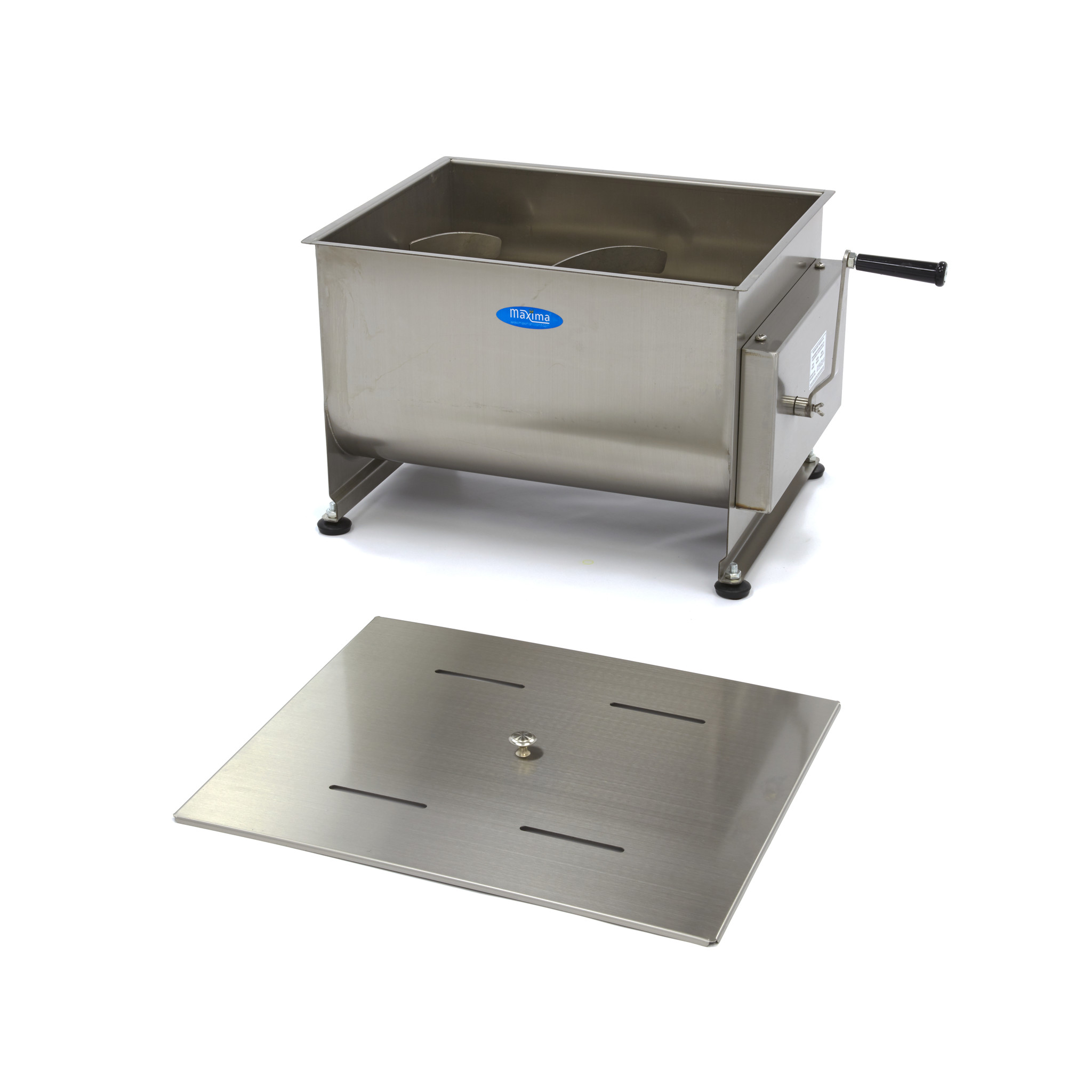Mixér na mäso 50 l - manuálny - dvojitá náprava - 37,5 kg mäsa