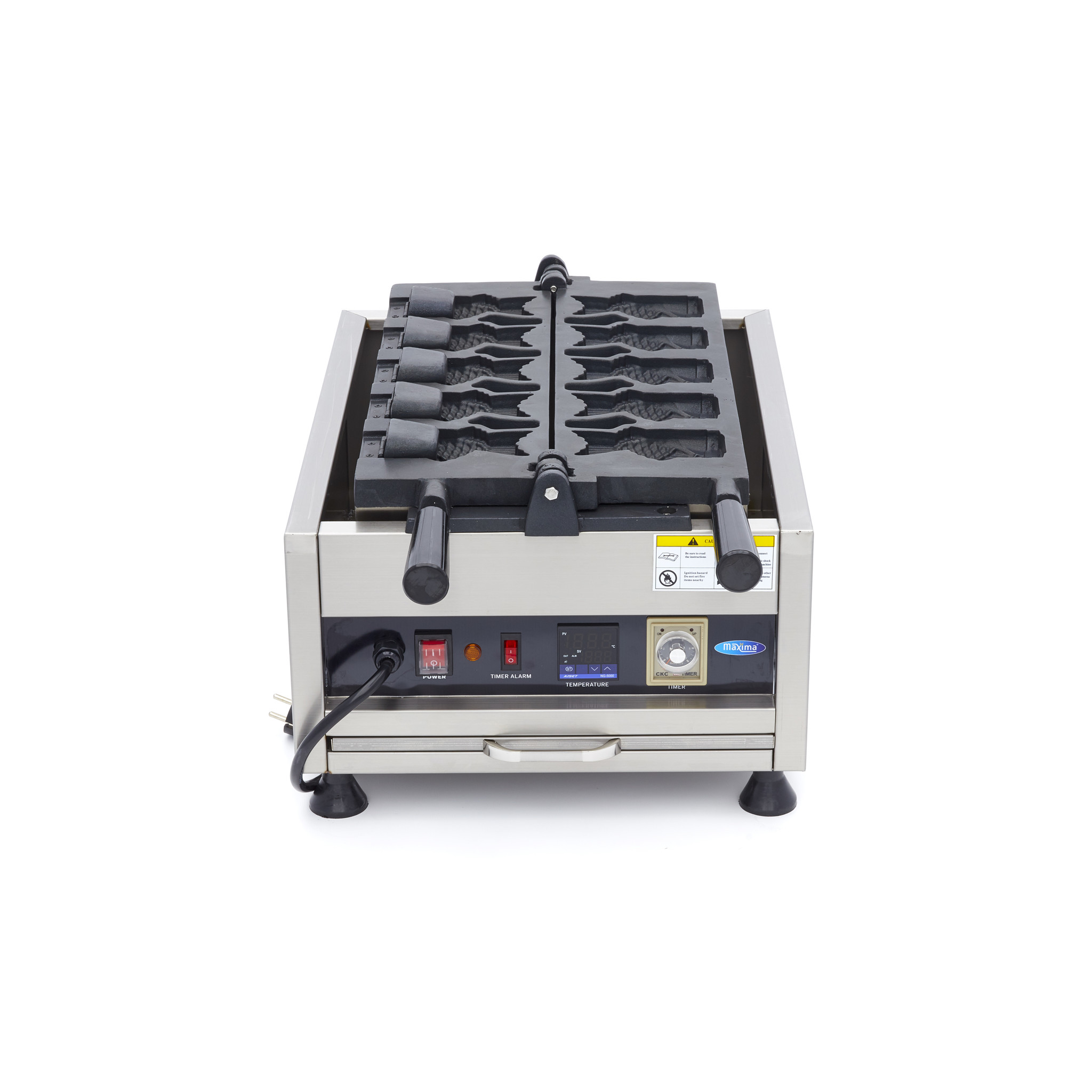 Vaflovač - 5 tvarov Taiyaki / ryby