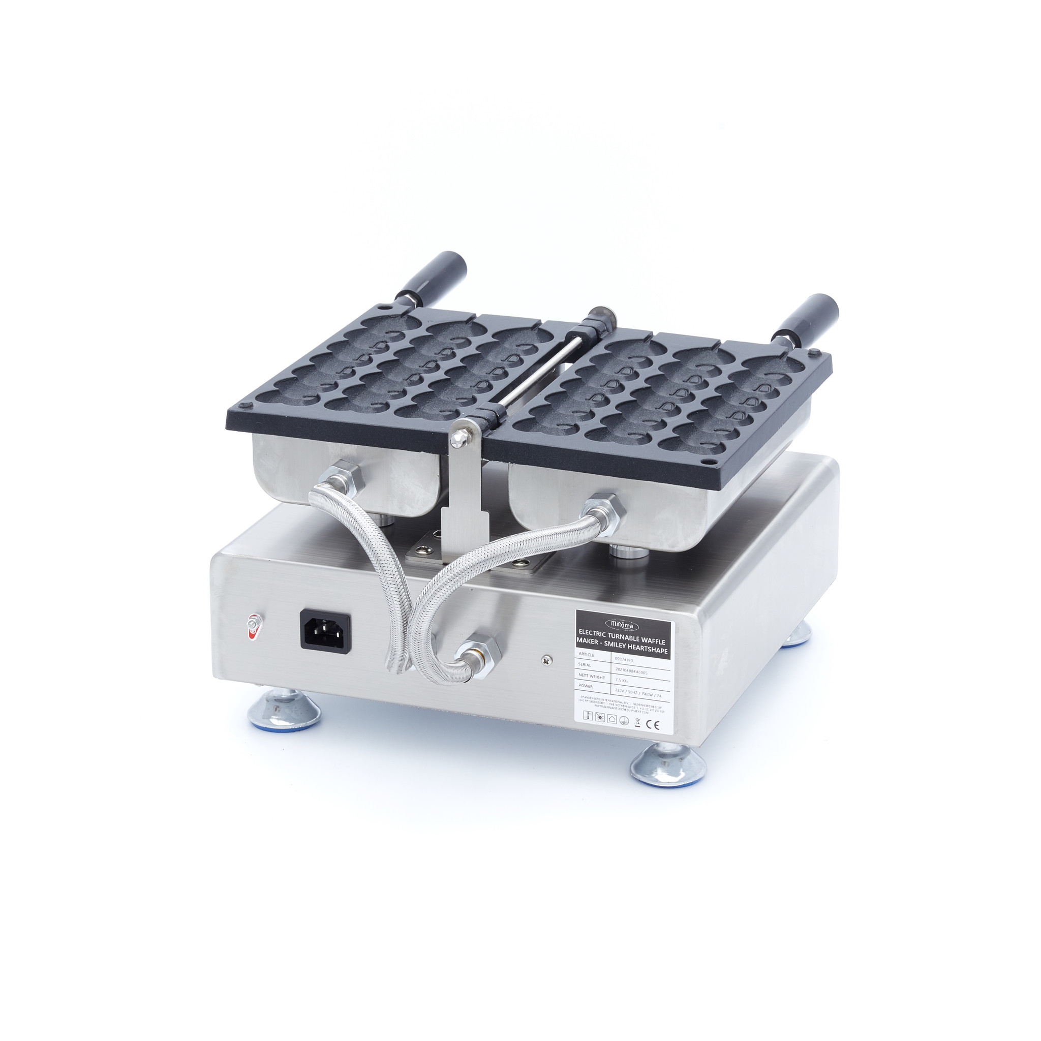 Lolly Waffle Maker - 3 lízanky - srdiečka s emotikonmi na paličkách
