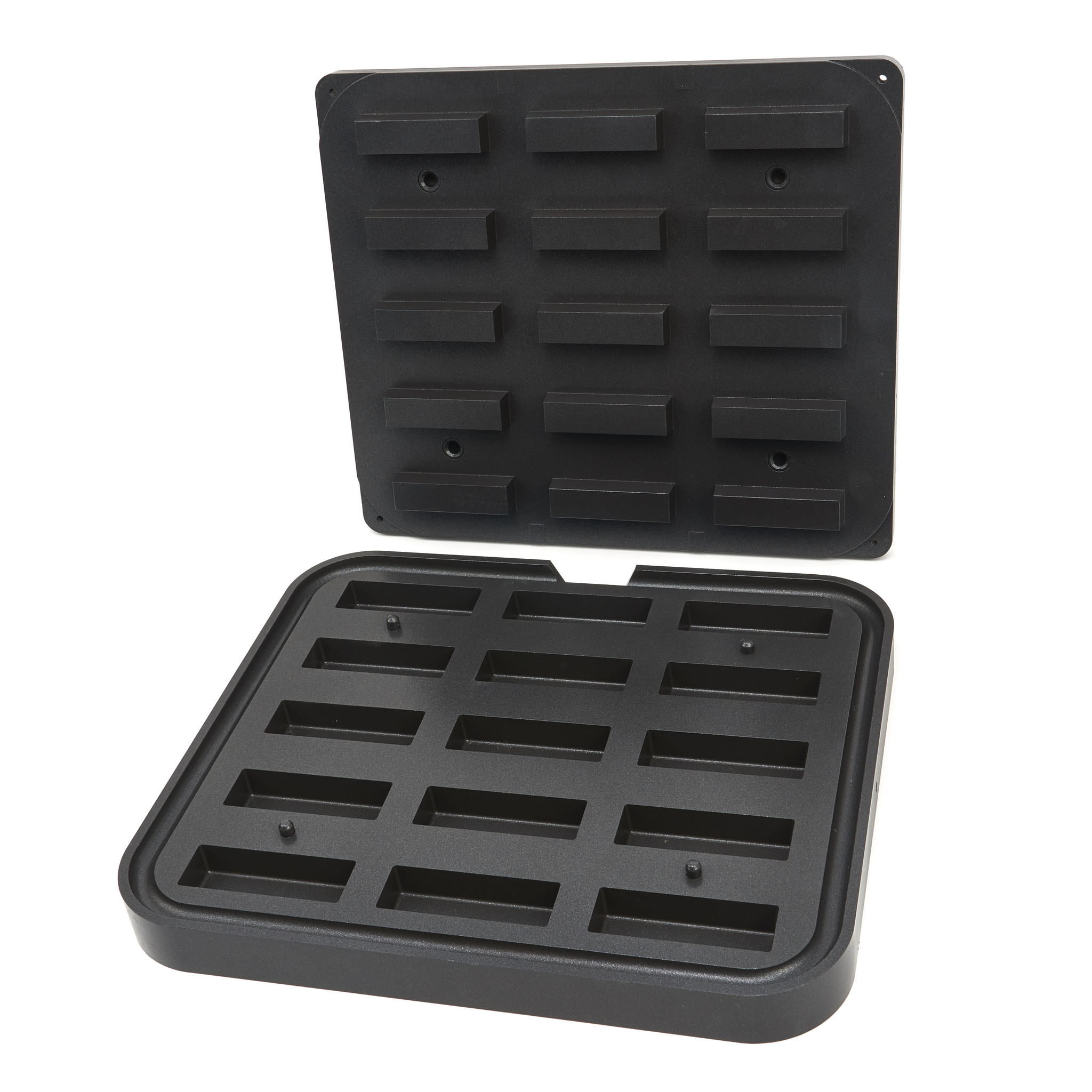 Forma na tartaletky - obdĺžnik - 90x30/85x26 mm - 15 kusov