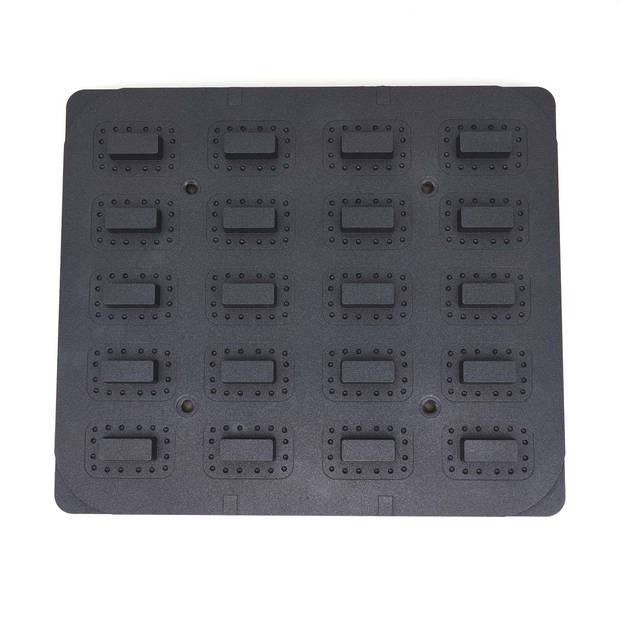 Forma na tartaletky - obdĺžnik - 64x41/45x22 mm - 20 kusov