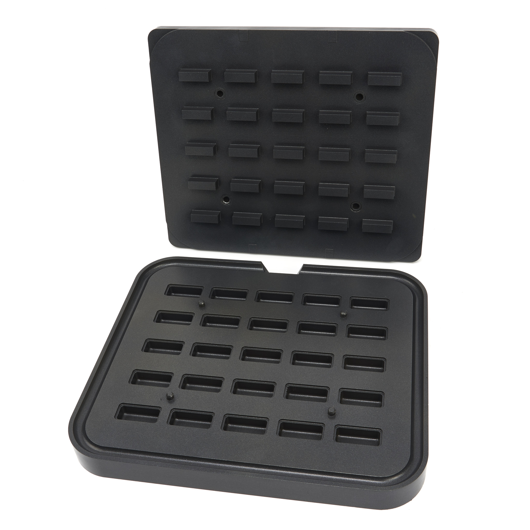 Forma na tartaletky - obdĺžnik - 50x23/42x17 mm - 25 kusov