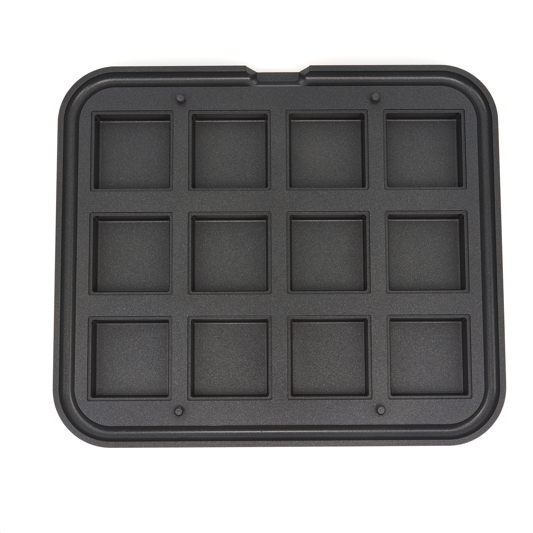 Forma na tartaletky - štvorcová - 72/62 mm - 12 kusov