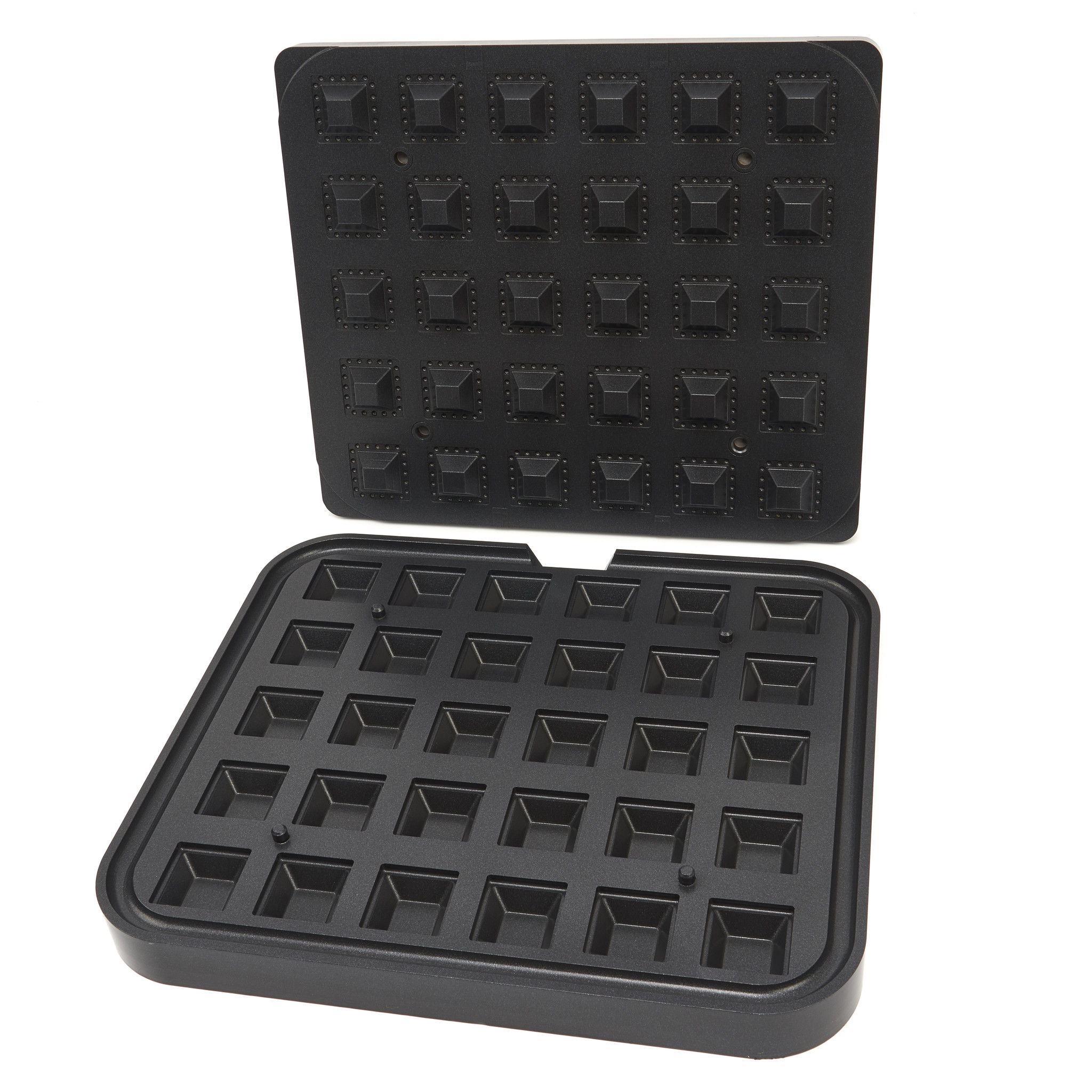 Forma na tartaletky - štvorcová - 41/23 mm - 30 kusov