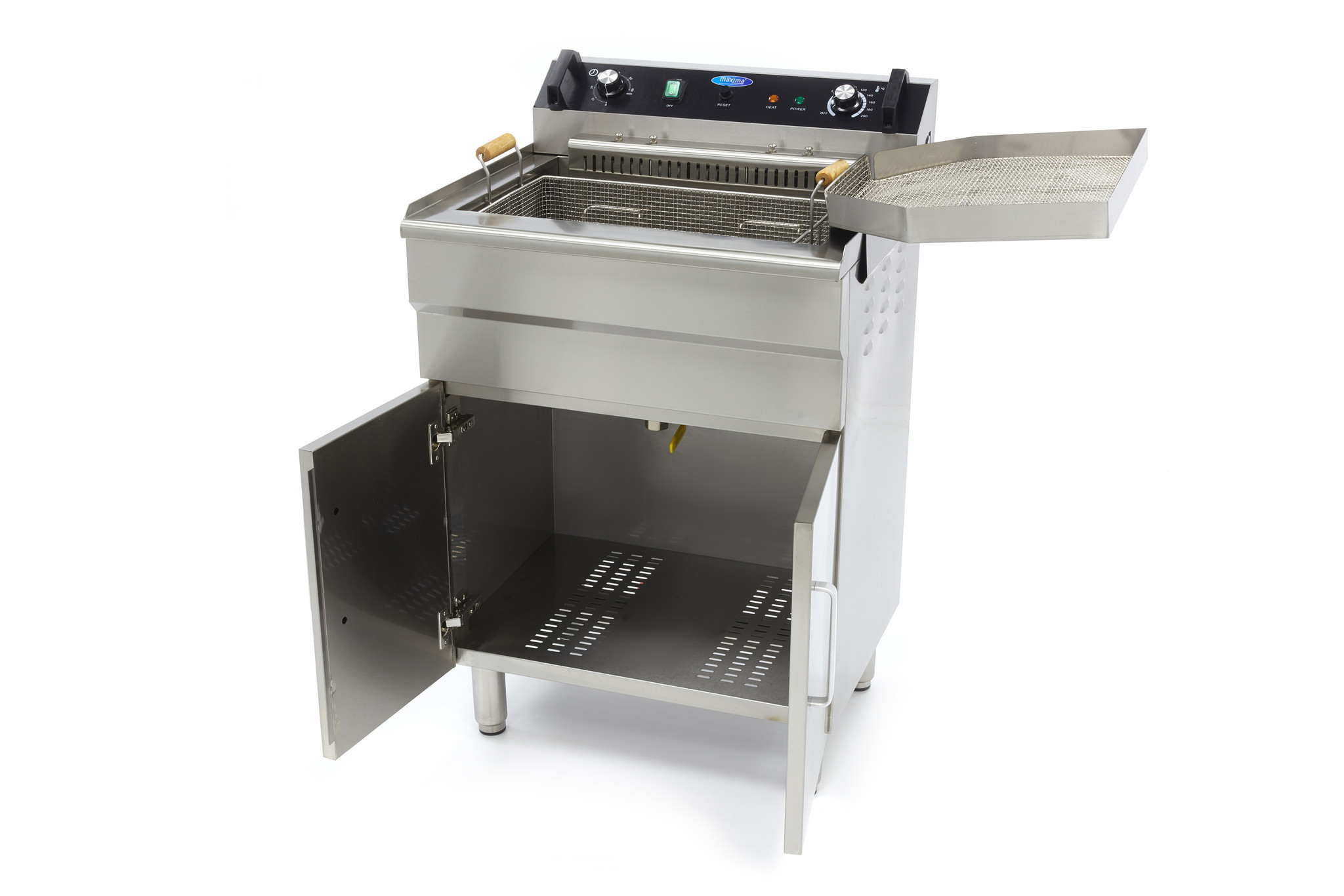 Fritéza s vypúšťacím kohútikom 35 l - 400 V Maxima