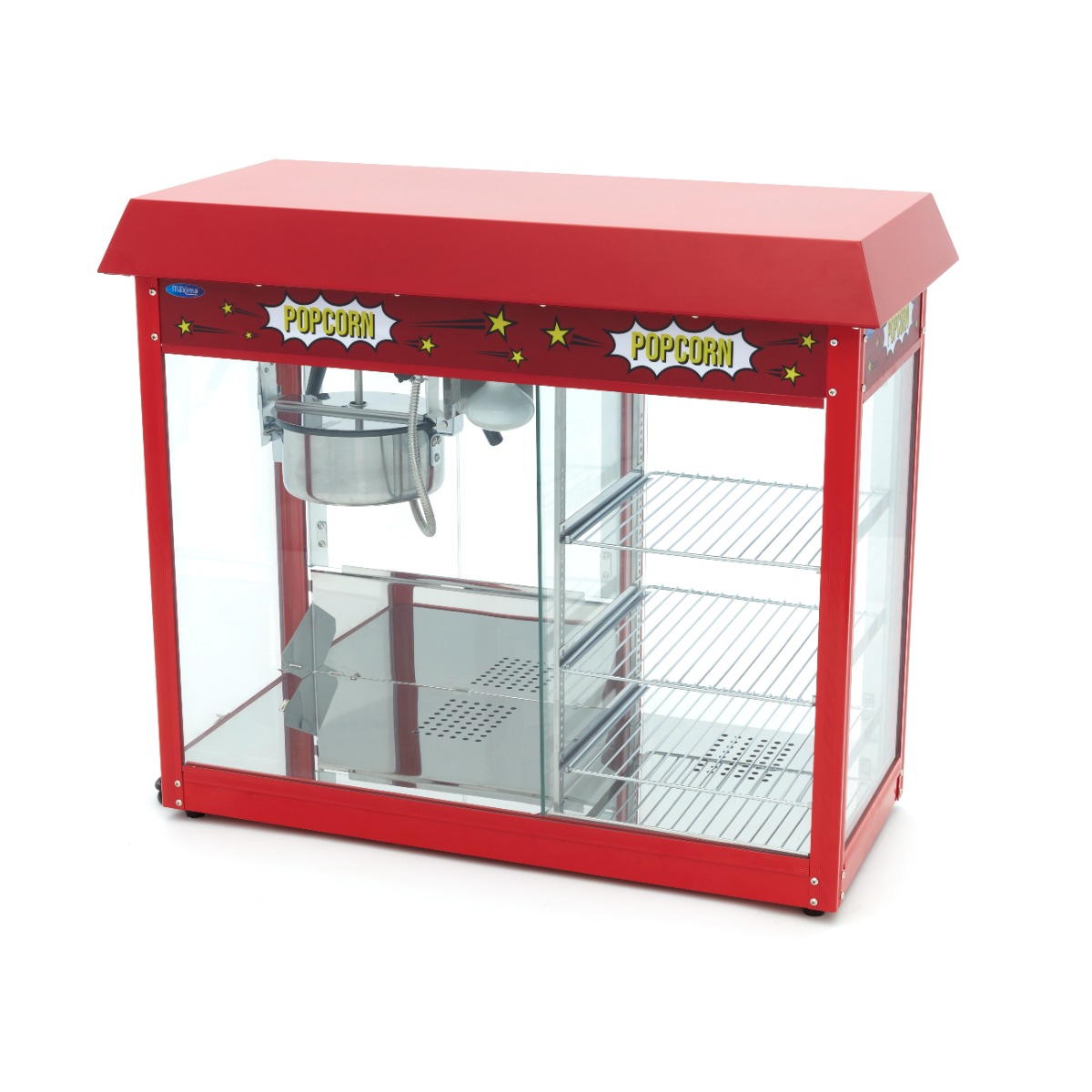 Popcornovač - 150gr - s ohrievacou vitrínou