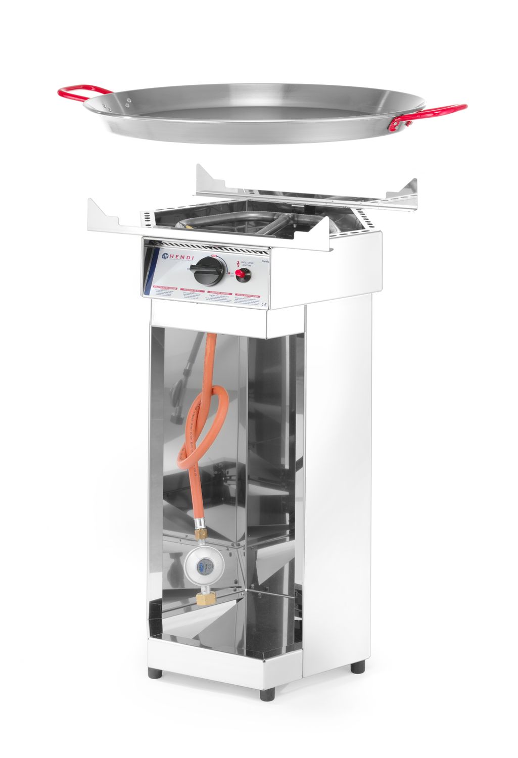 Plynový gril Fiesta 600 , HENDI, 4,8kW, 600x600x(H)870mm 146002