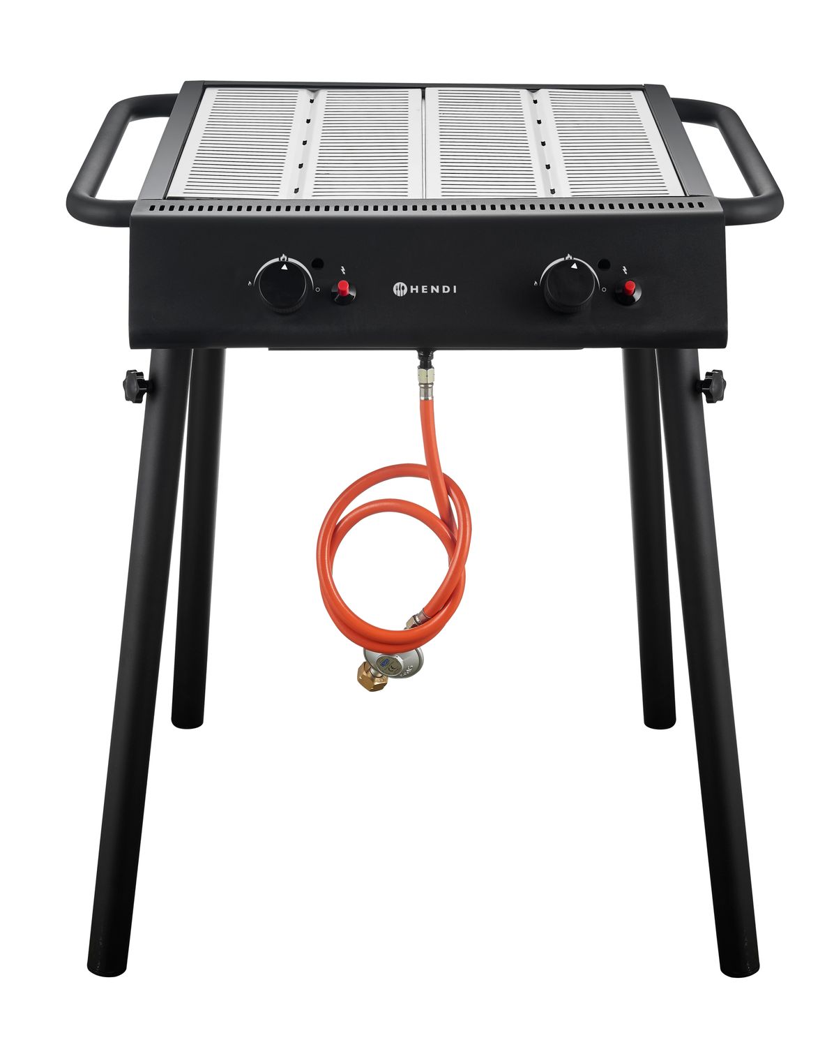 Xantos Black Plynový gril, HENDI, Čierna, 9,5kW, 770x710x(H)870mm