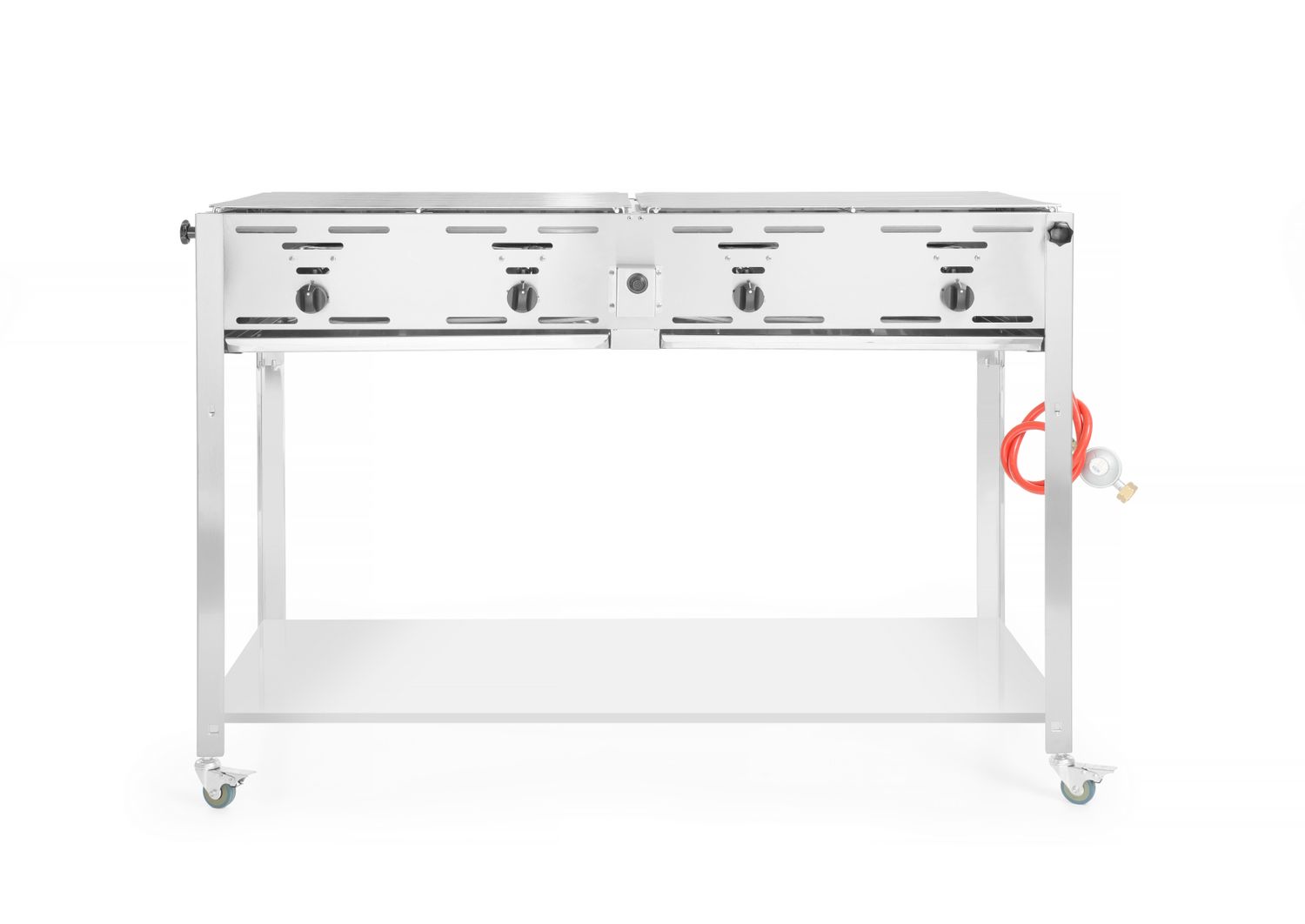 Plynový gril Grill-Master Quattro, HENDI, 22kW, 1330x600x(H)920mm