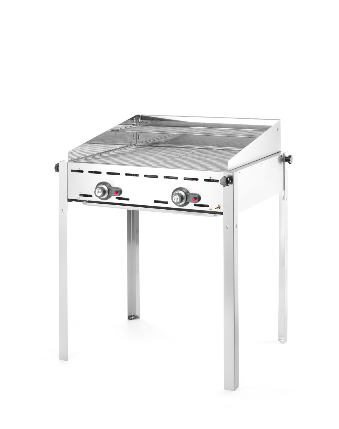 2-horákový plynový gril Green Fire Profi Line, HENDI, Profi Line, 2 mriežky z nehrdzavejúcej ocele GN 1/1, 11,6kW, 740x612x(H)825mm